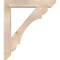 Ekena Millwork Olympic Slat Smooth Bracket w/ Offset Brace, Douglas Fir, 7 1/2"W x 42"D x 48"H BKT0806X42X48OLY06SDF - alternate 2